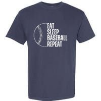 Eat Sleep Baseball Repeat Gift For Baseball Players Boy Garment-Dyed Heavyweight T-Shirt