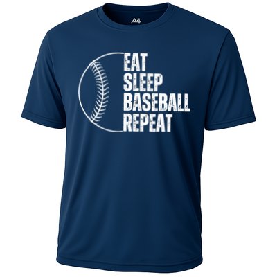 Eat Sleep Baseball Repeat Gift For Baseball Players Boy Cooling Performance Crew T-Shirt