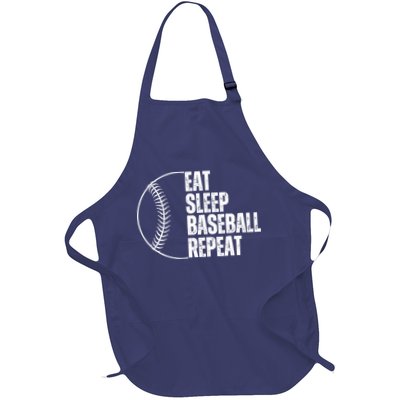 Eat Sleep Baseball Repeat Gift For Baseball Players Boy Apron