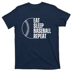 Eat Sleep Baseball Repeat Gift For Baseball Players Boy T-Shirt