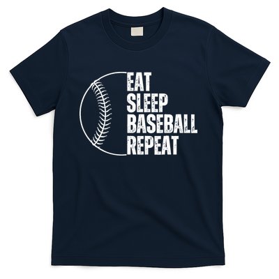 Eat Sleep Baseball Repeat Gift For Baseball Players Boy T-Shirt