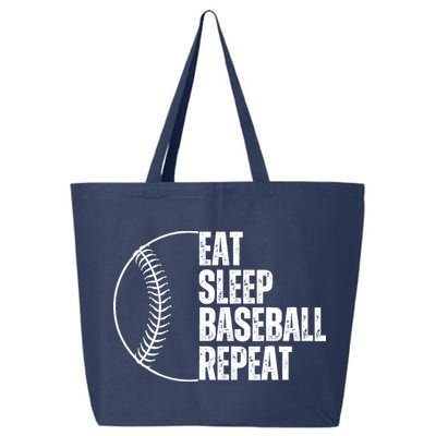 Eat Sleep Baseball Repeat Gift For Baseball Players Boy 25L Jumbo Tote
