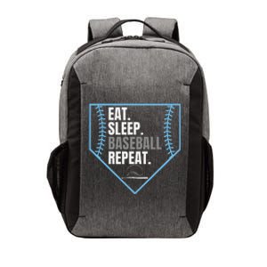 Eat Sleep Baseball Repeat Funny Baseball Player Vector Backpack