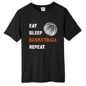 Eat Sleep Basketball Repeat Tall Fusion ChromaSoft Performance T-Shirt