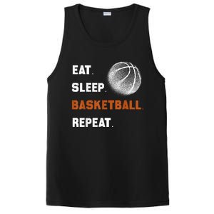 Eat Sleep Basketball Repeat PosiCharge Competitor Tank