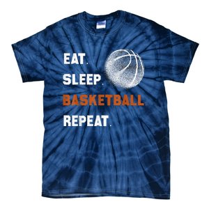 Eat Sleep Basketball Repeat Tie-Dye T-Shirt