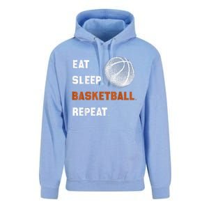 Eat Sleep Basketball Repeat Unisex Surf Hoodie