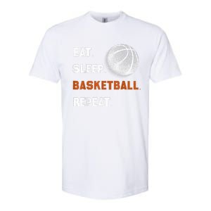 Eat Sleep Basketball Repeat Softstyle CVC T-Shirt