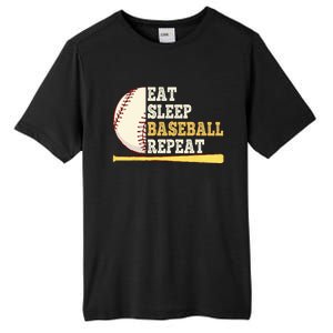 Eat Sleep Baseball Repeat Funny Baseball Player Sport Tall Fusion ChromaSoft Performance T-Shirt