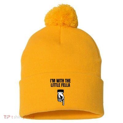 Embarrassing Sarcastic Bachelor Party Joke Groom Pom Pom 12in Knit Beanie