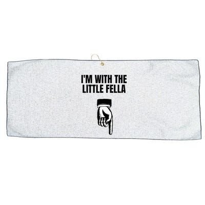 Embarrassing Sarcastic Bachelor Party Joke Groom Large Microfiber Waffle Golf Towel
