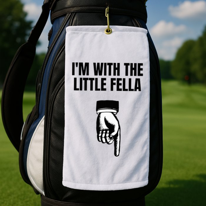 Embarrassing Sarcastic Bachelor Party Joke Groom Golf Towel
