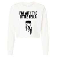 Embarrassing Sarcastic Bachelor Party Joke Groom Cropped Pullover Crew