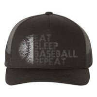 Eat Sleep Baseball Repeat Baseball Player Funny Baseball Yupoong Adult 5-Panel Trucker Hat