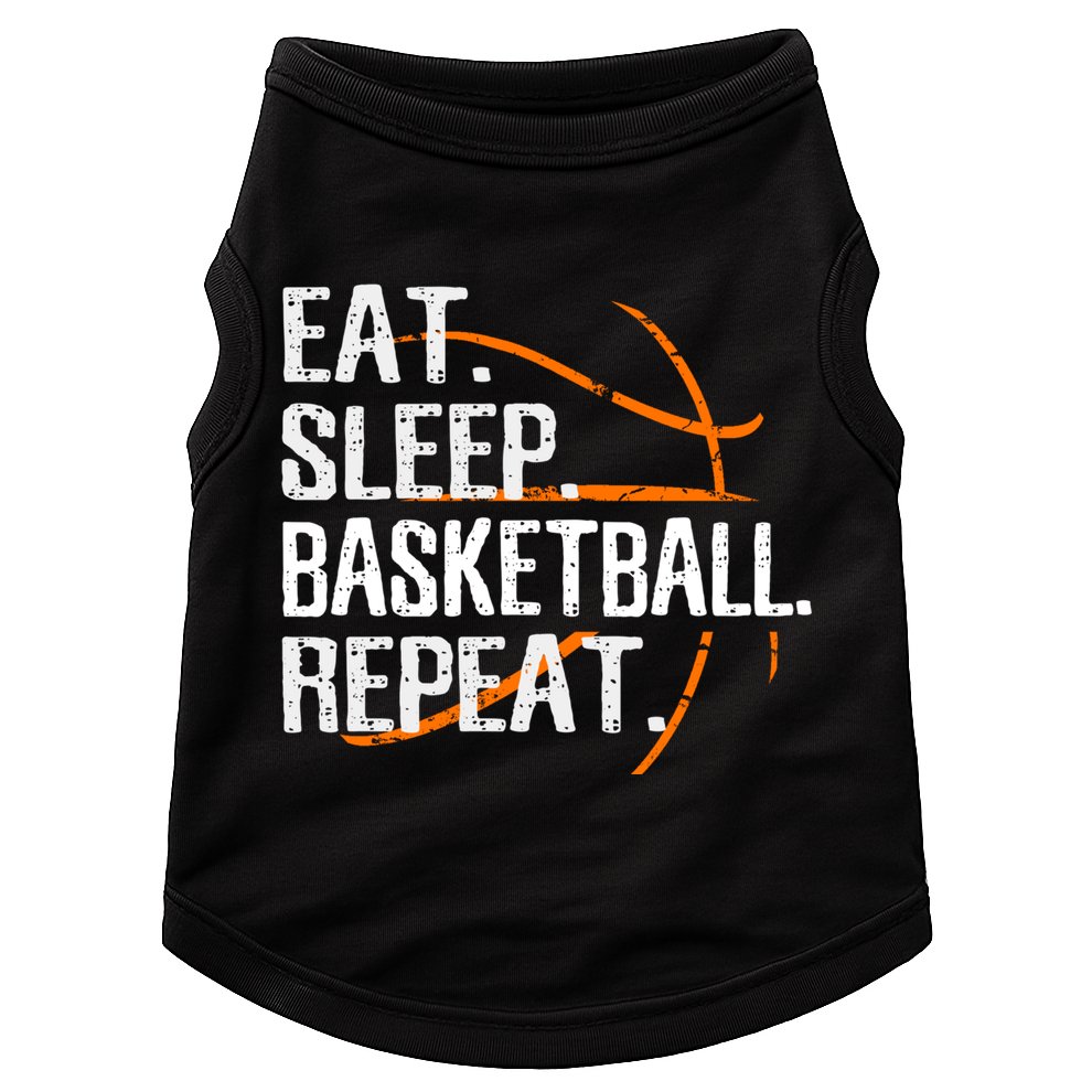 Eat Sleep Basketball Repeat Funny Gift For Basketball Lover Gift Doggie Tank