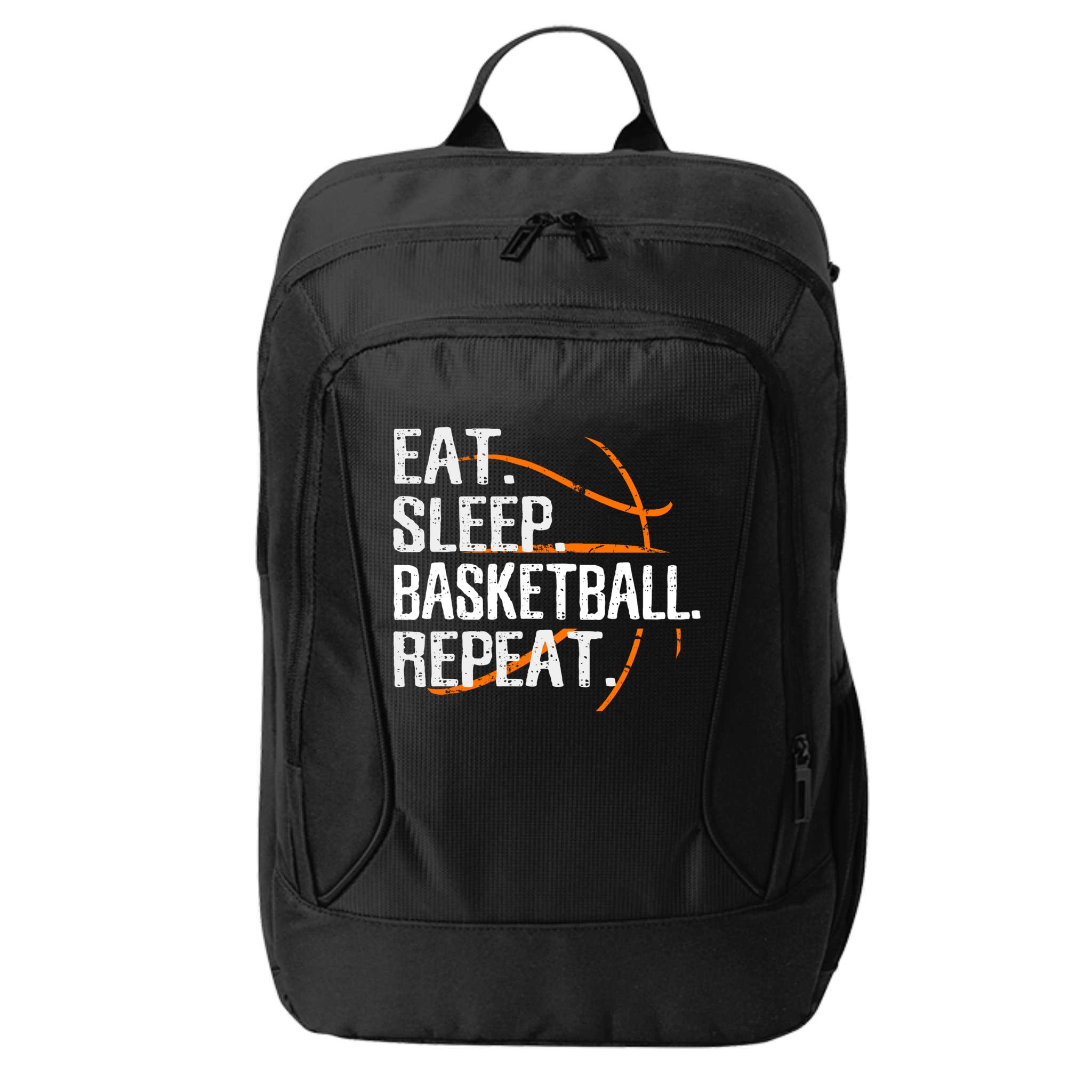 Eat Sleep Basketball Repeat Funny Gift For Basketball Lover Gift City Backpack