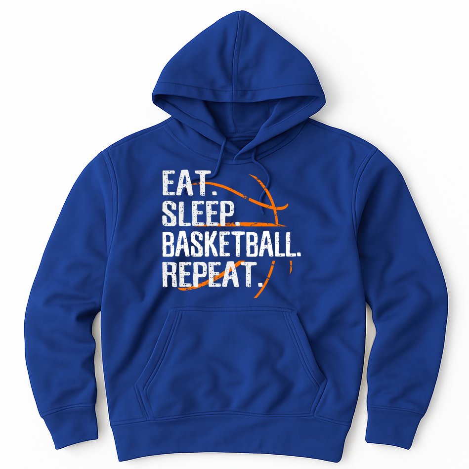Eat Sleep Basketball Repeat Funny Gift For Basketball Lover Gift Hoodie