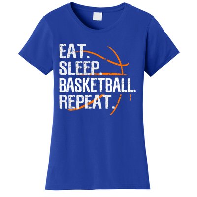 Eat Sleep Basketball Repeat Funny Gift For Basketball Lover Gift Women's T-Shirt