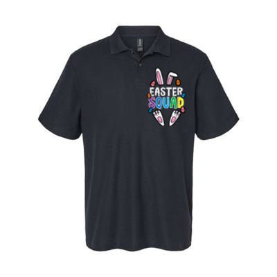 Easter Squad Bunny Rabbit Matching Crew Softstyle Adult Sport Polo