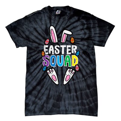 Easter Squad Bunny Rabbit Matching Crew Tie-Dye T-Shirt