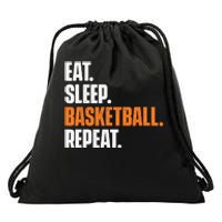 Eat Sleep Basketball Repeat - Game Trainer Baller Shoot Ball Drawstring Bag