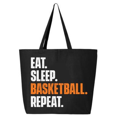 Eat Sleep Basketball Repeat - Game Trainer Baller Shoot Ball 25L Jumbo Tote