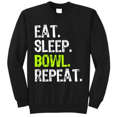 Eat Sleep Bowl Repeat Bowling Bowler Funny Gift Sweatshirt