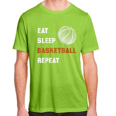 Eat Sleep Basketball Repeat Adult ChromaSoft Performance T-Shirt