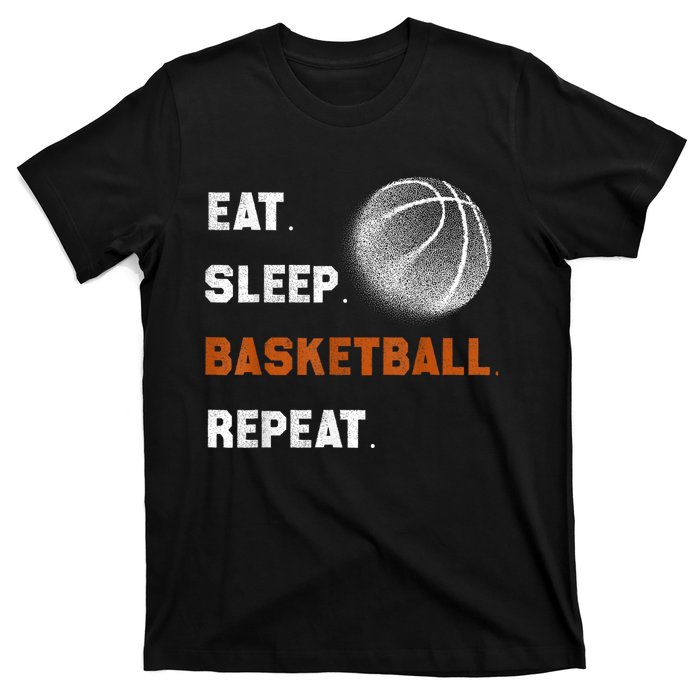 Eat Sleep Basketball Repeat T-Shirt