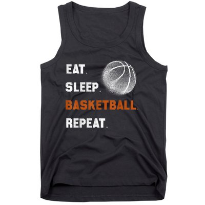 Eat Sleep Basketball Repeat Tank Top