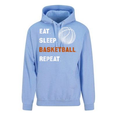 Eat Sleep Basketball Repeat Unisex Surf Hoodie