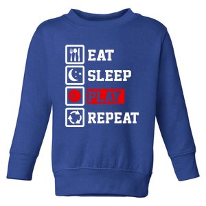 Eat Sleep Billiard Repeat Funny Billiard Gift Toddler Sweatshirt