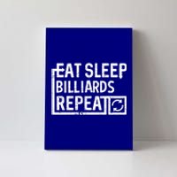 Eat Sleep Billiards Gift Canvas