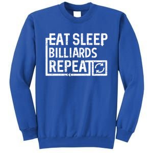 Eat Sleep Billiards Gift Tall Sweatshirt