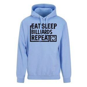 Eat Sleep Billiards Gift Unisex Surf Hoodie