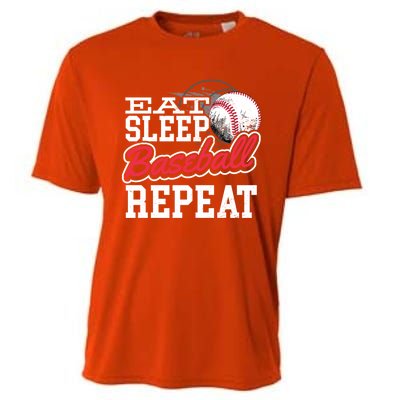 Eat Sleep Baseball Repeat Baseball Player Sports Lover Gift Cooling Performance Crew T-Shirt