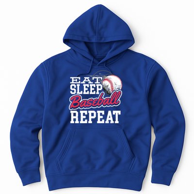 Eat Sleep Baseball Repeat Baseball Player Sports Lover Gift Hoodie