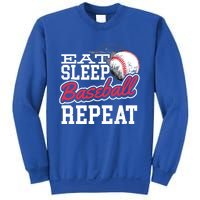 Eat Sleep Baseball Repeat Baseball Player Sports Lover Gift Sweatshirt