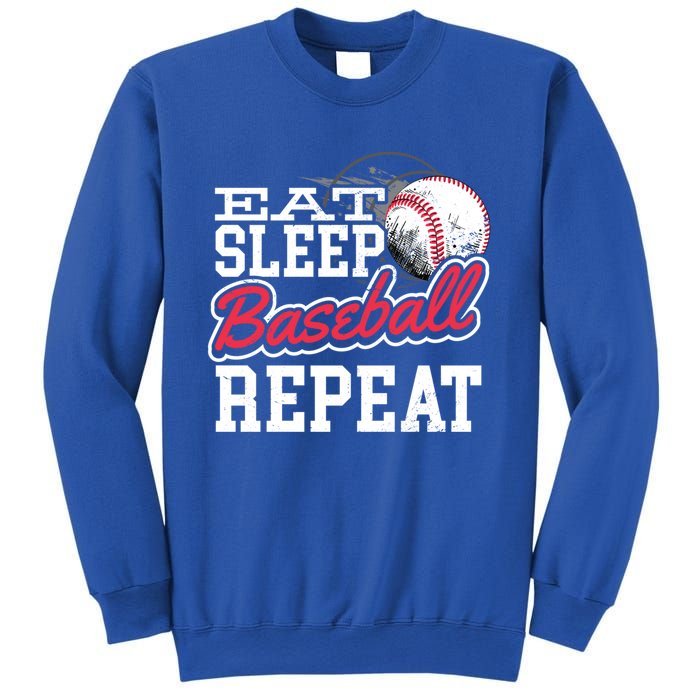 Eat Sleep Baseball Repeat Baseball Player Sports Lover Gift Sweatshirt