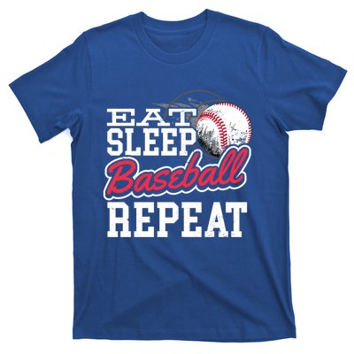 Eat Sleep Baseball Repeat Baseball Player Sports Lover Gift T-Shirt