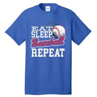 Eat Sleep Baseball Repeat Baseball Player Sports Lover Gift Tall T-Shirt