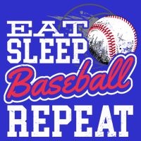 Eat Sleep Baseball Repeat Baseball Player Sports Lover Gift Tall T-Shirt