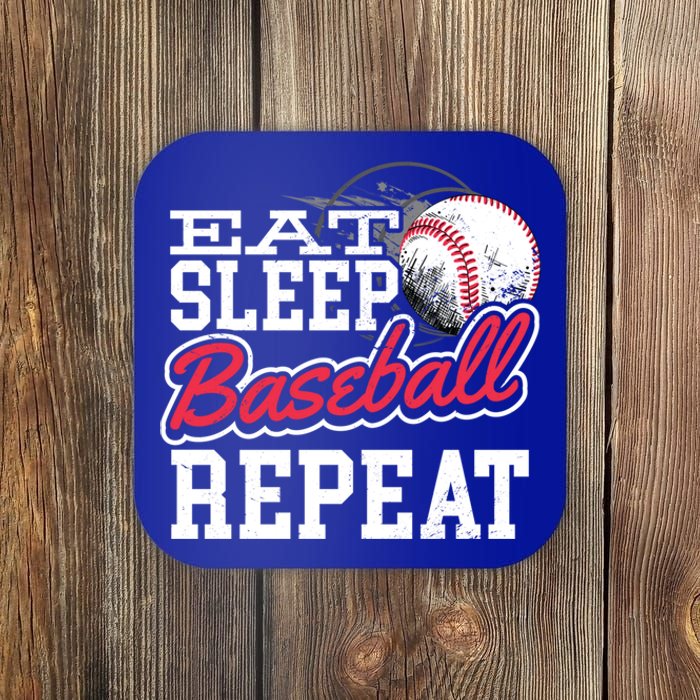 Eat Sleep Baseball Repeat Baseball Player Sports Lover Gift Coaster