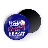 Eat Sleep Baseball Repeat Baseball Player Sports Lover Gift Magnet