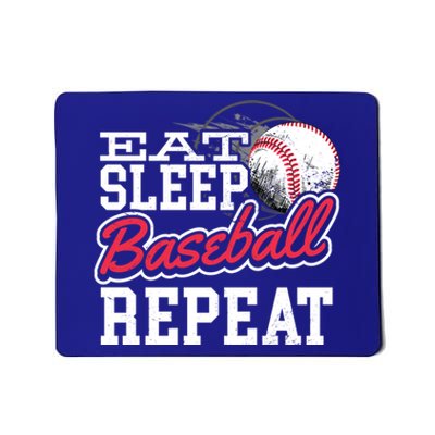 Eat Sleep Baseball Repeat Baseball Player Sports Lover Gift Mousepad