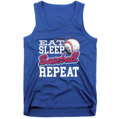 Eat Sleep Baseball Repeat Baseball Player Sports Lover Gift Tank Top