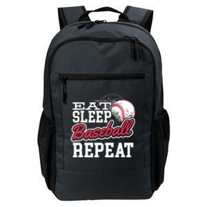 Eat Sleep Baseball Repeat Baseball Player Sports Lover Gift Daily Commute Backpack