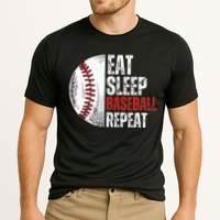 Eat Sleep Baseball Repeat Funny Baseball Players Cooling Performance Crew T-Shirt