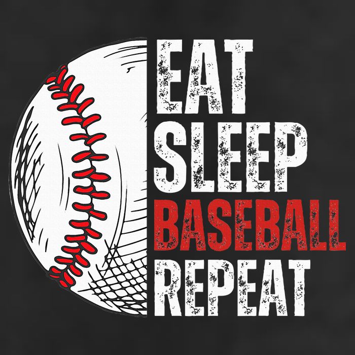 Eat Sleep Baseball Repeat Funny Baseball Players 25L Jumbo Tote