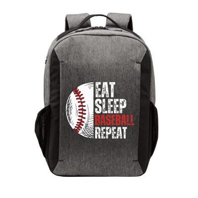 Eat Sleep Baseball Repeat Funny Baseball Players Vector Backpack